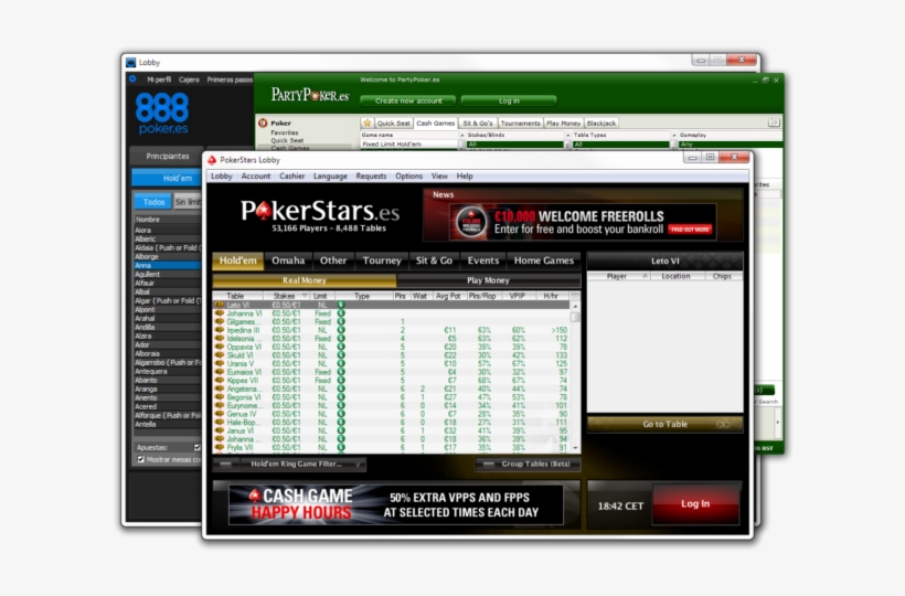 ¡bienvenido Spanish Online Poker Rooms Go Live - Pokerstars Lobby, transparent png #2744698