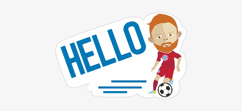 Viber Sticker «bayern Munich» - Greeting, transparent png #2745076