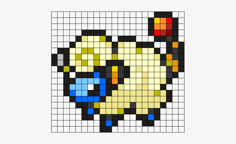 Mareep Pokemon Bead Pattern Perler Bead Pattern / Bead - Pokemon Perler Beads Mareep, transparent png #2745167