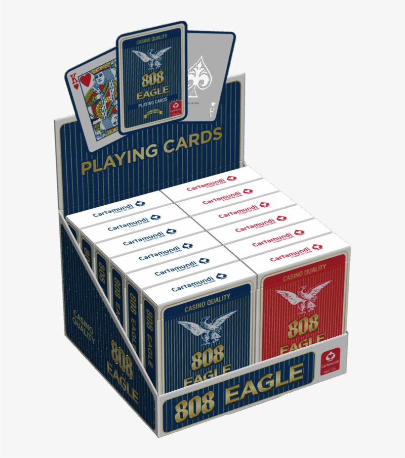 Eagle Playing Cards Full Display - France Cartes Playing Cards, transparent png #2745274