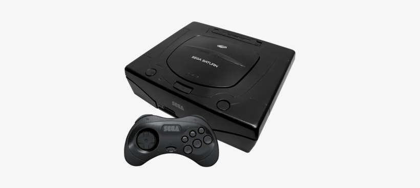 Sega Saturn V2 - Sega Saturn Style Control Pad (black), transparent png #2745480