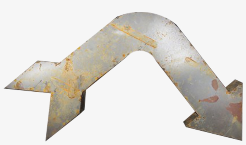 Grenfell Bent Vintage Metal Arrow, transparent png #2746039