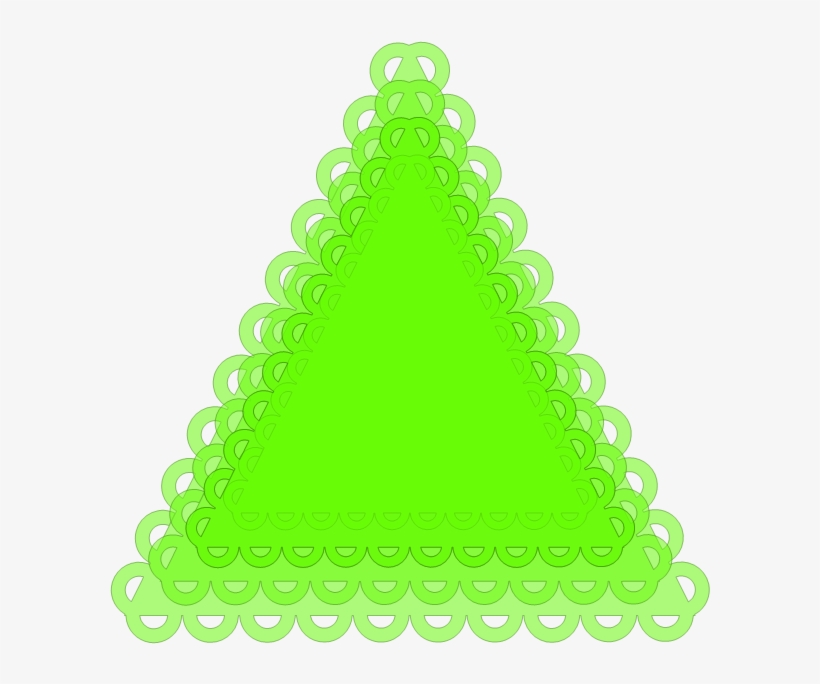 Nested Scallop Triangle - Circle, transparent png #2746183