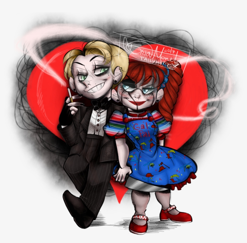 It's Been A Whole Year, But I Finally Got To The Doll - Chucky And Tiffany Fanart, transparent png #2746433