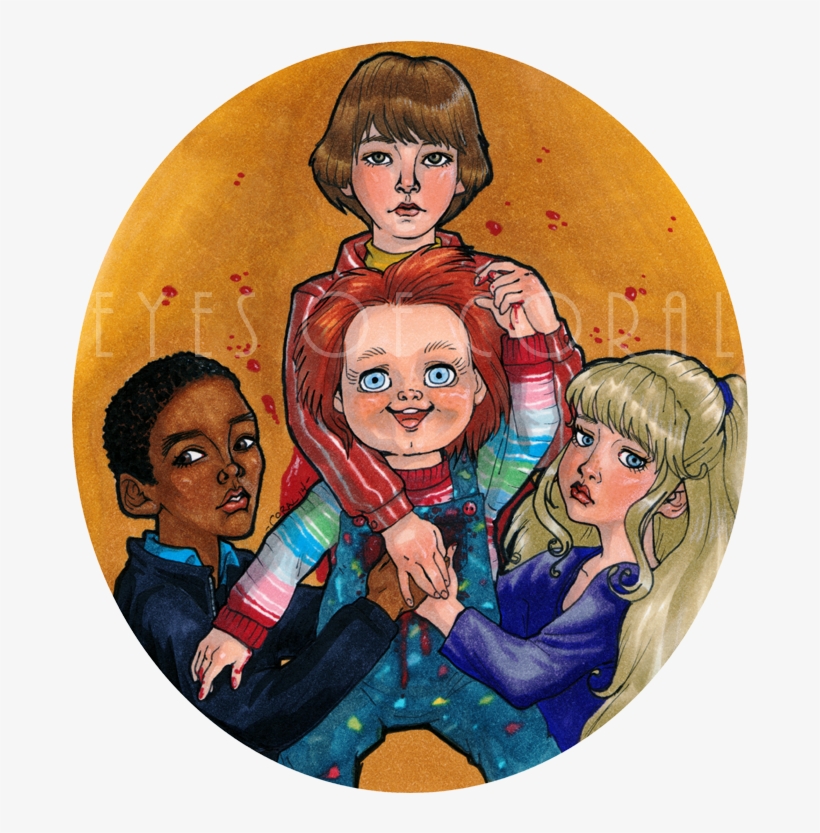 Horror Art, Horror Movies, Child, Doll, Play, Story - Chucky Their Friend To The End, transparent png #2746525