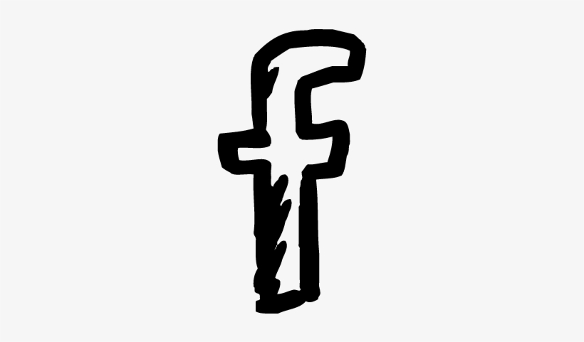 Facebook Logo Vector Black Download - Facebook Logo Drawing Png, transparent png #2747045