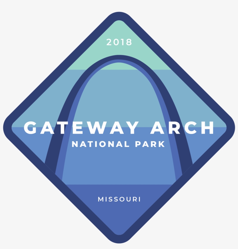 Gateway Arch Vinyl Sticker - Sign, transparent png #2747149