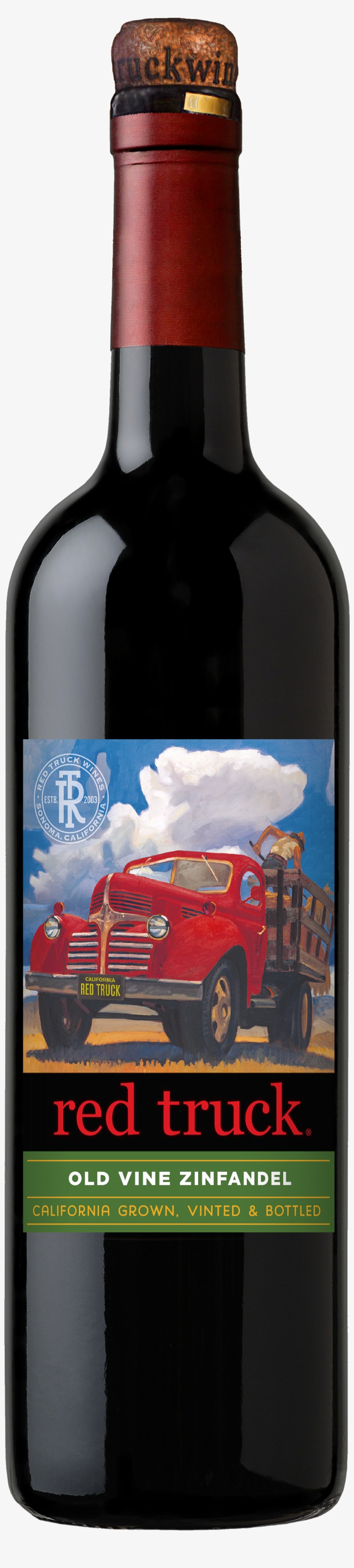 Old Vine Zinfandel Helix Cork - Red Truck Pinot Grigio, transparent png #2747269