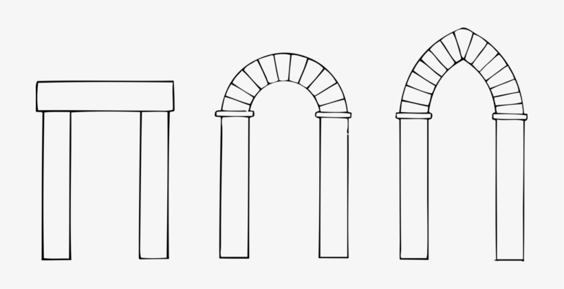 Gateway Arch Freemason's Book Of The Royal Arch Computer - Arch Clip Art Black And White, transparent png #2747302