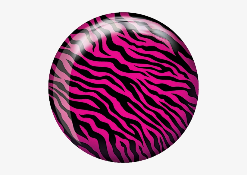 Pink Zebra Bowling Ball, transparent png #2747530
