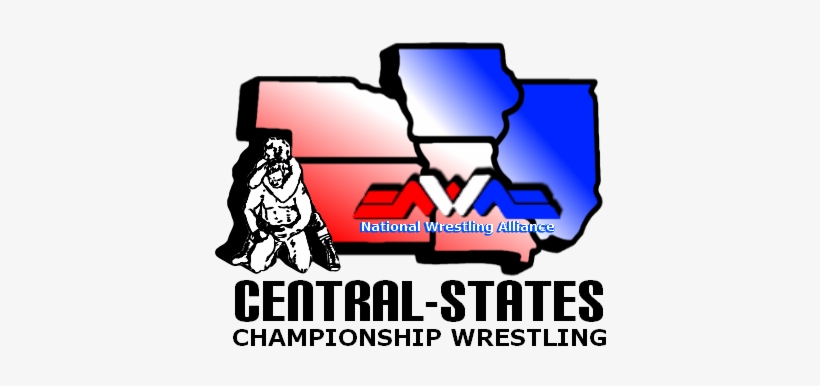 American Legion Hall Nwa Central States - Central States Wrestling Logo, transparent png #2747531