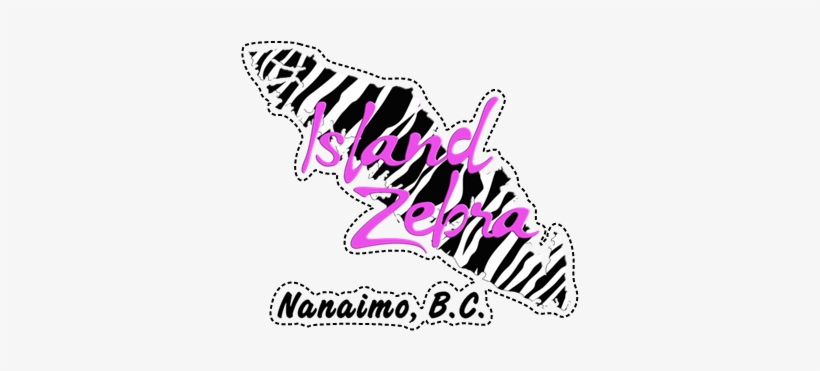 3a Vinyl Decal Island Zebra Logo Vancouver Island Nanaimo - Clothing, transparent png #2747984