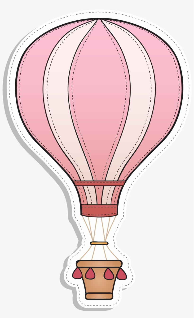 Hot Air Balloon - Air Balloon Cartoon Vector, transparent png #2748325