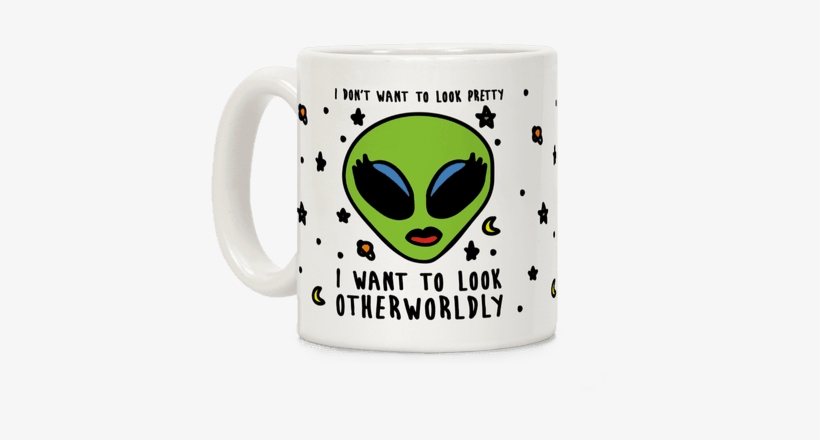 Alien Tumblr Coffee Mugs Lookhuman Cute Coffee Mugs - Coffee Cup, transparent png #2748358