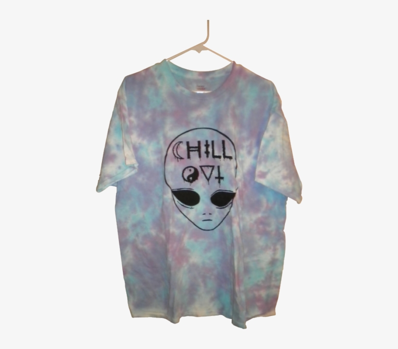 Alien Chill Out - Long-sleeved T-shirt, transparent png #2748484