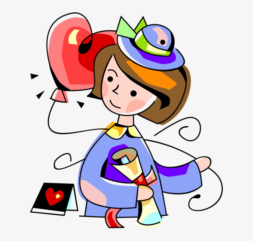 Vector Illustration Of Valentine's Day Sentimental - Cartoon, transparent png #2748513