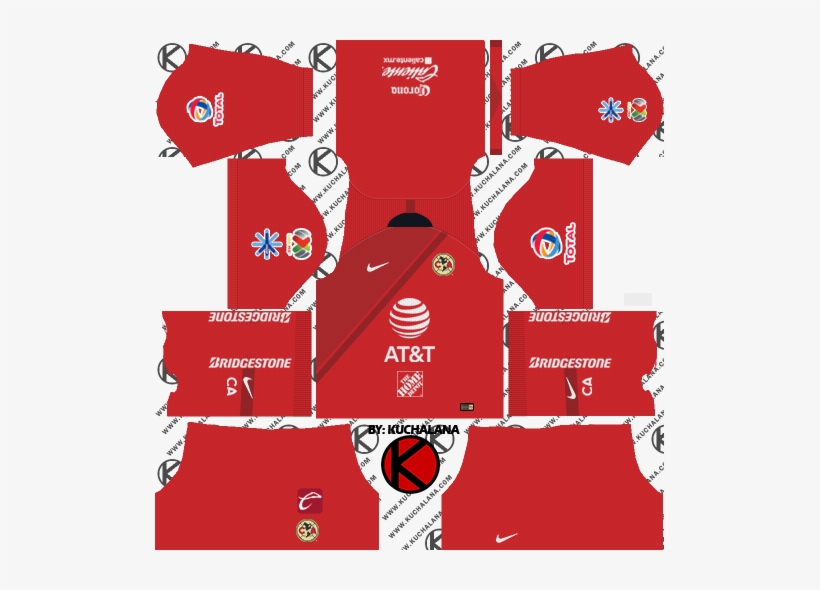 Club America 2018/19 Kit - Dream League Soccer Kit Chelsea 2019 - Free  Transparent PNG Download - PNGkey