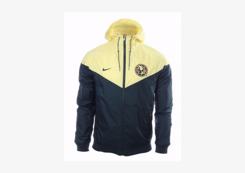 17-18 Club America Blue/yellow Windbreaker - Club America Windbreaker Jacket, transparent png #2749253