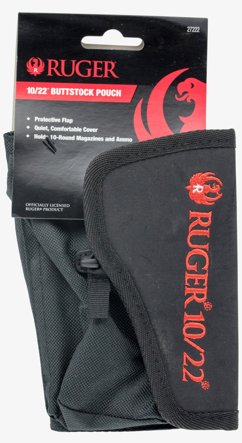 Allen 27222 Ruger Buttstock 10/22 Pouch Black Cordura, transparent png #2749313