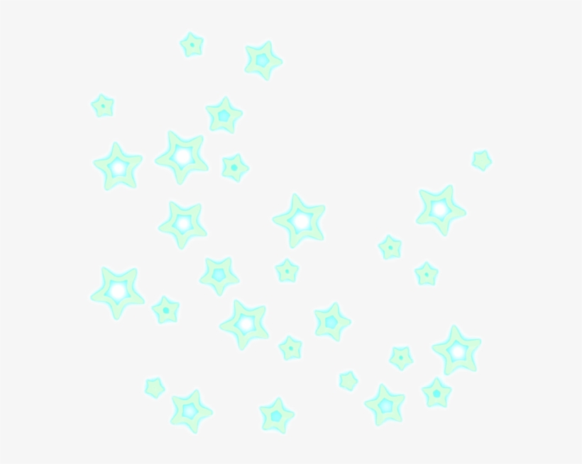 Star Sparkle Glow Green Aesthetic Tumblr Background - Teal Stars Aesthetic, transparent png #2749554