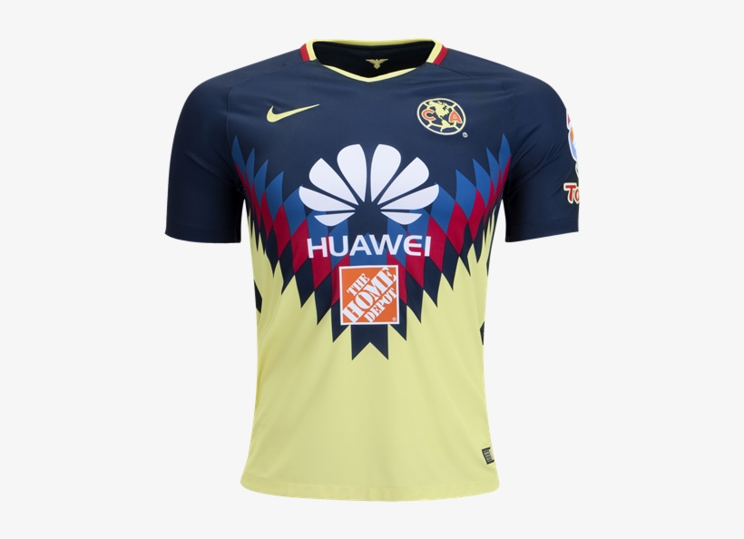 Larger Image - Club América 17/18 Home Jersey Personalized, transparent png #2749615