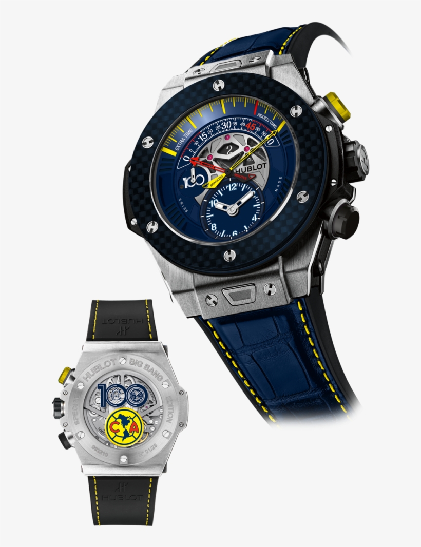 Hublot Club América - Hublot 411.nx.1170.rx Big Bang Unico Titanium And Rubber, transparent png #2749645