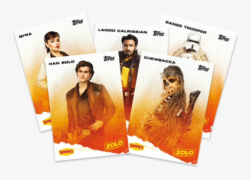 A Star Wars Story Cards - Dennys Solo A Star Wars Story, transparent png #2749831