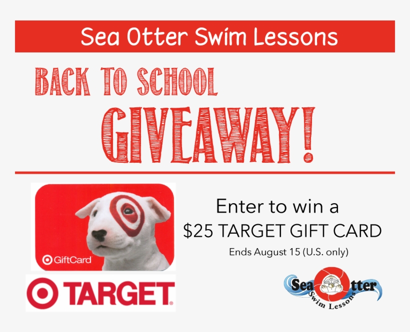 Sea Otter Back To School Giveaway Win A $25 Target - Bps Gift Certificate For Target, transparent png #2749850