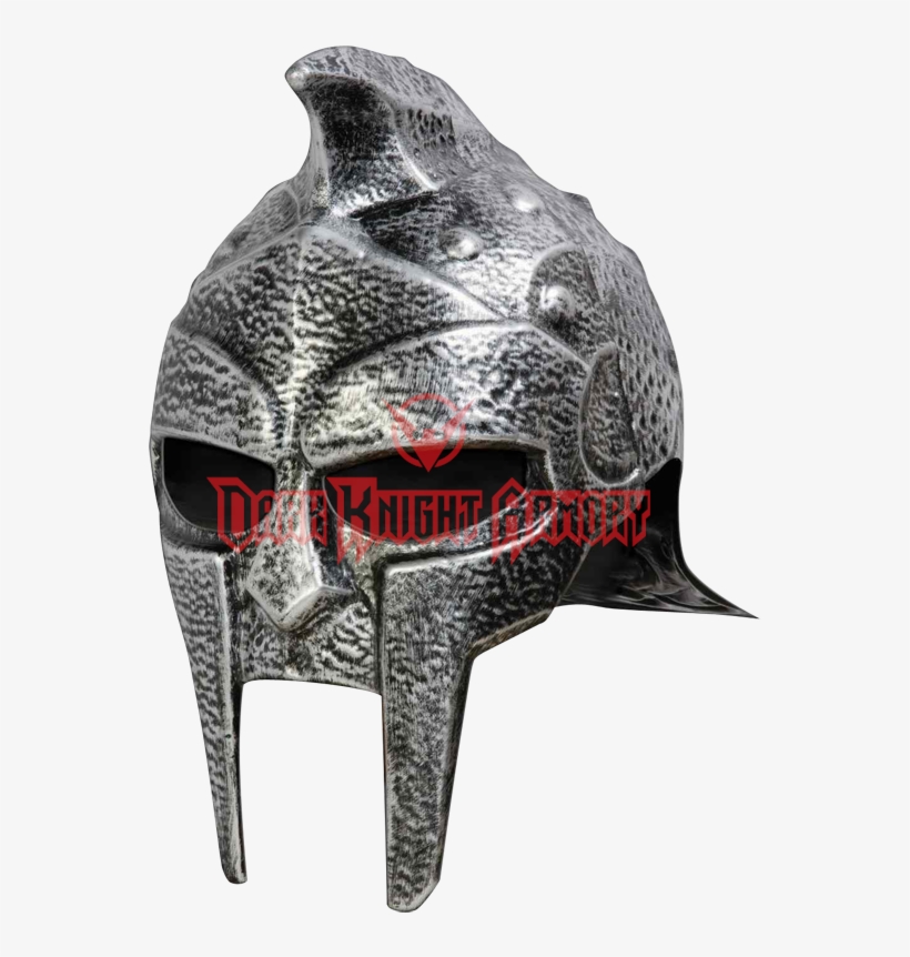 Silver Gladiator Costume Helmet - Gladiator Helmet, transparent png #2749851