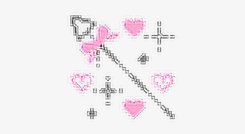 Cupid Arrow Cute Pixles Kawaii Freetoedit - Pixel, transparent png #2749917