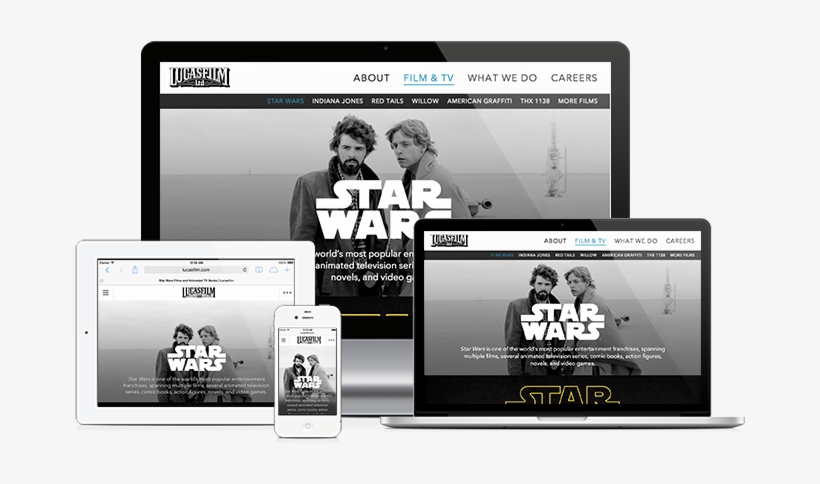 Lucasfilm Website - Website, transparent png #2750136