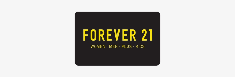 Forever 21 Gift Card - Forever 21 Gift Card (email Delivery), transparent png #2750735