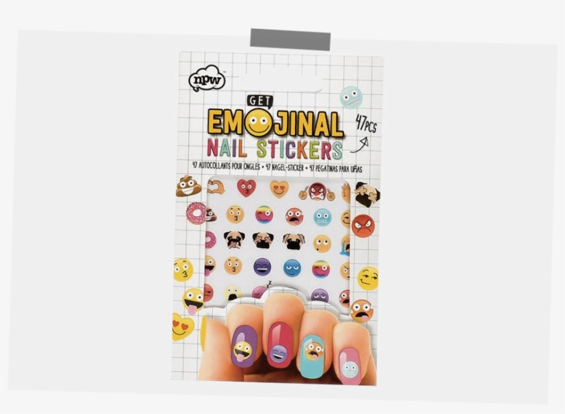 Emoji-nail - Get Emojinal Nail Art Stickers, transparent png #2750897