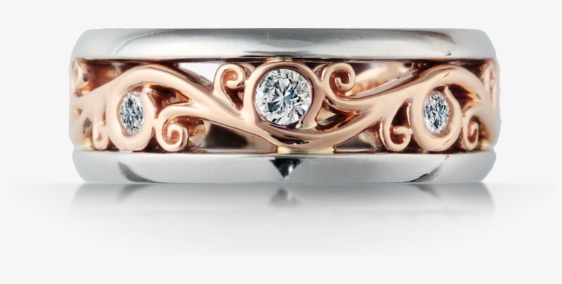 Curls Wedding Band By Lisa Krikawa - Pre-engagement Ring, transparent png #2750993