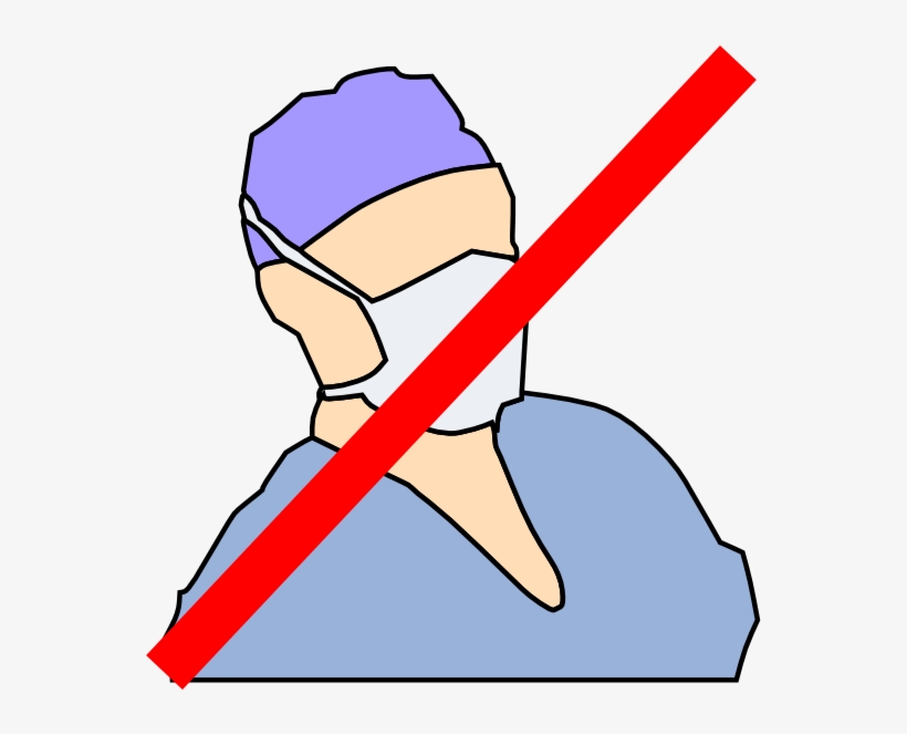 Doctor With Mask Clipart 6 By Haley - No Surgery Clipart, transparent png #2751399