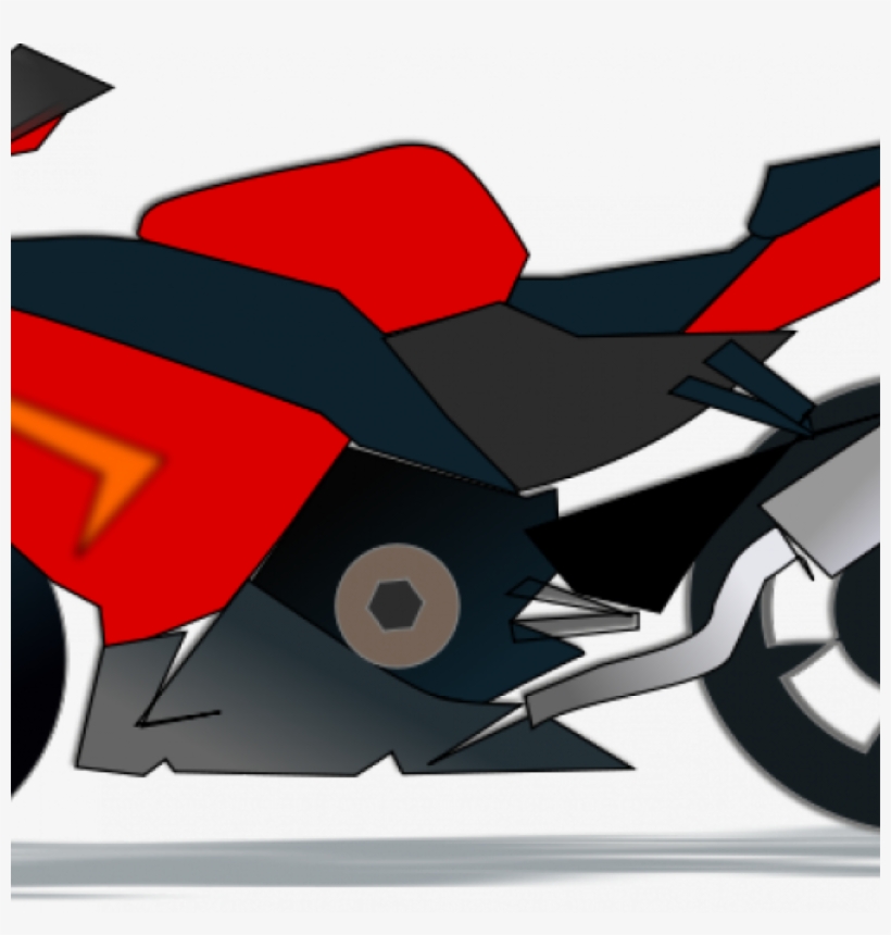 Free Motorcycle Clipart Free Motorcycle Clipart At - Roter Zyklus-gepäckanhänger Gepäckanhänger, transparent png #2751521