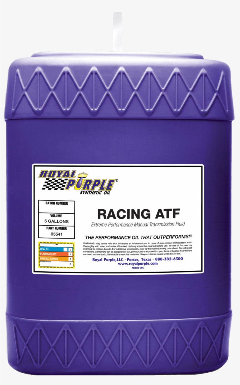 Racing Atf Automatic Transmission Fluid - Royal Purple Sae 5w-40 Motor Oil (5-gallon Pail) 05540, transparent png #2751860
