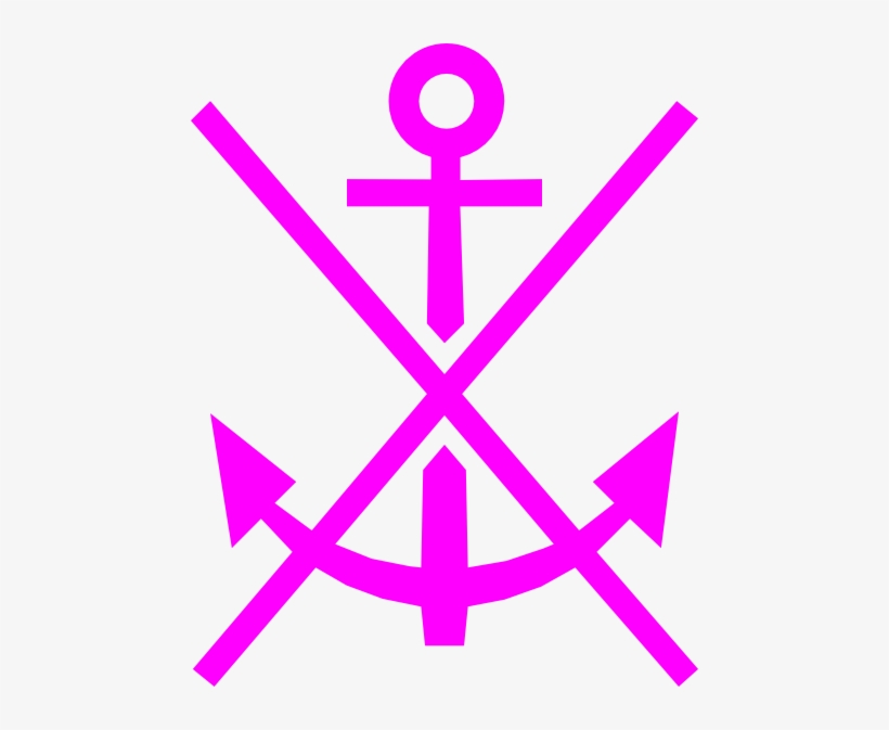 Pink Clipart Png For Web - Anchorage Symbol On Chart, transparent png #2751890