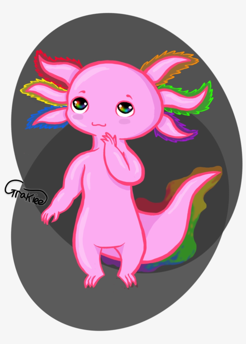 Axolotl Are Awesome Deviantart Gallery - Axolotl Rainbow, transparent png #2752343