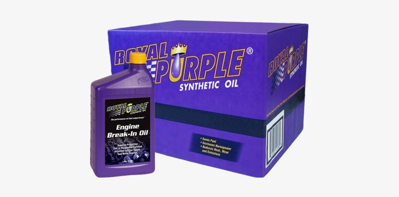 Royal Purple Engine Break-in Oil, 12 Quart Case - Royal Purple Oil, transparent png #2752385