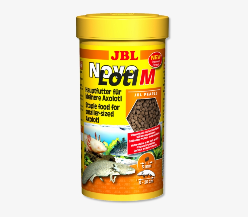 Jbl Novolotl M Axolotl Food 250ml - Axolotl Pellets Jbl, transparent png #2752723
