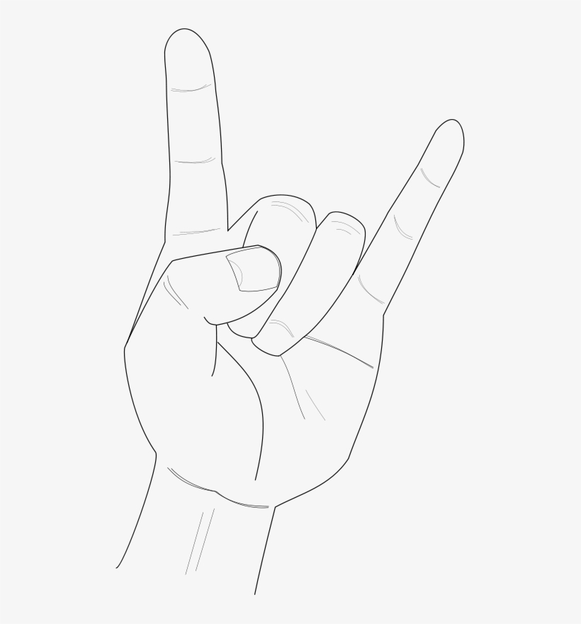 Free Vector Heavy Metal - Gambar Tangan Metal Animasi, transparent png #2752880