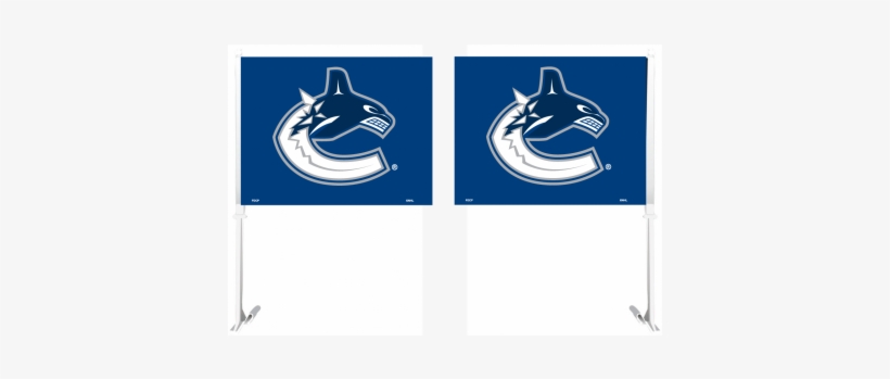 Vancouver Canucks Premium Orca Car Flag - Vancouver Canucks, transparent png #2753117