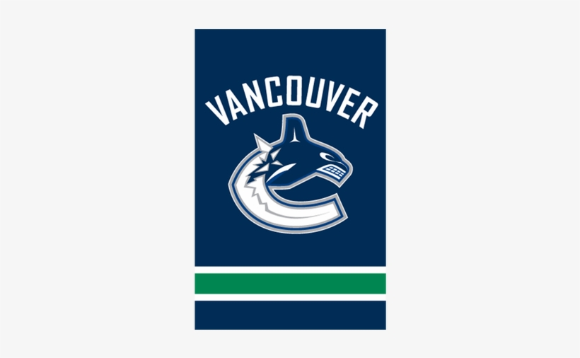 Vancouver Canucks Nhl 2 Sided Vertical Indoor Outdoor - Vancouver Canucks Hockey Puck, transparent png #2753118