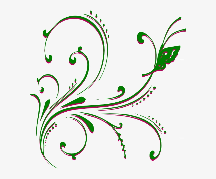 How To Set Use Gold Floral Design With Butterfly Clipart, transparent png #2753459