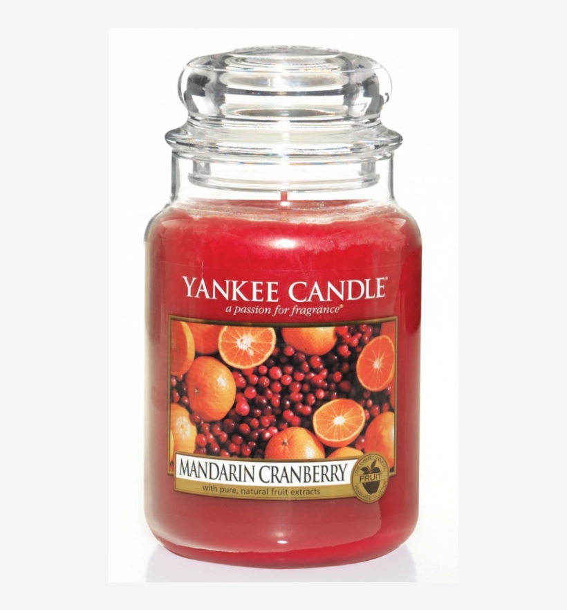 Yankee Candle Classic Large Jar Mandarin Cranberry - Vibrant Saffron Yankee Candle, transparent png #2753679