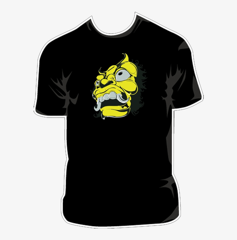 T Shirt Black Dragon - T-shirt, transparent png #2753771