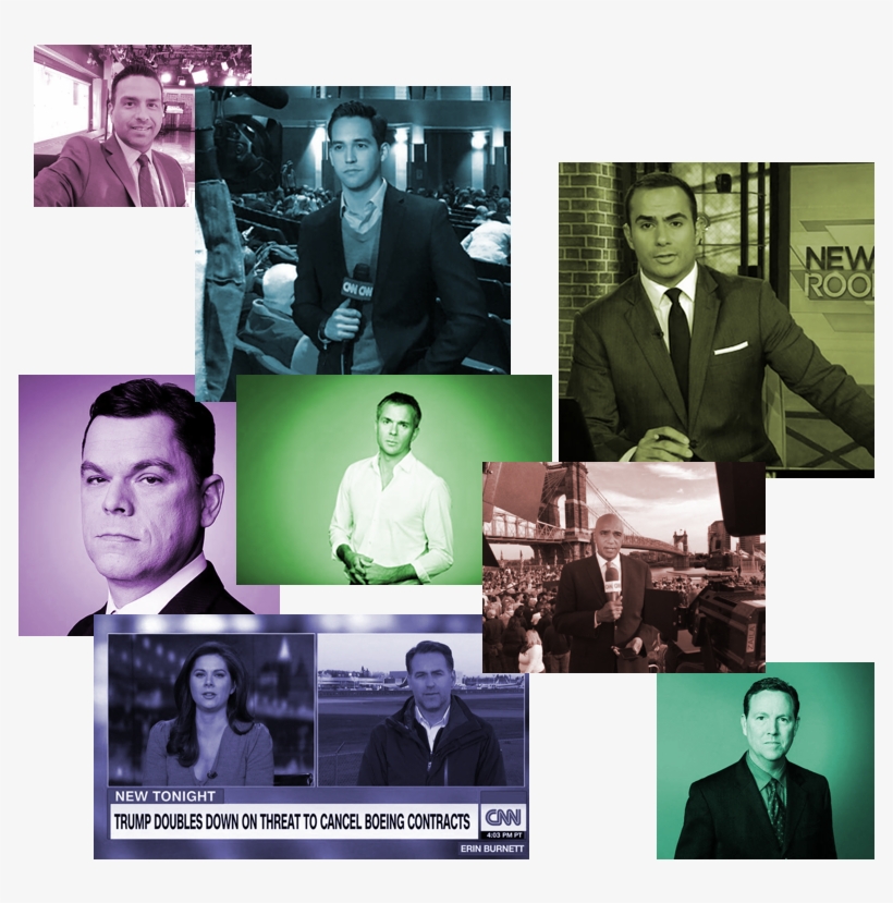 Ranking Male Cnn Correspondents By How Attractive They - Collage, transparent png #2753822