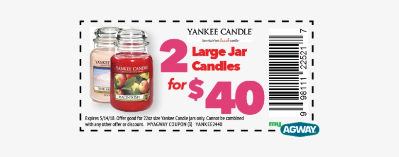 22oz Yankee Candle Jars - Printed Large 22 Oz. Classic Jar - Macintosh, transparent png #2753824