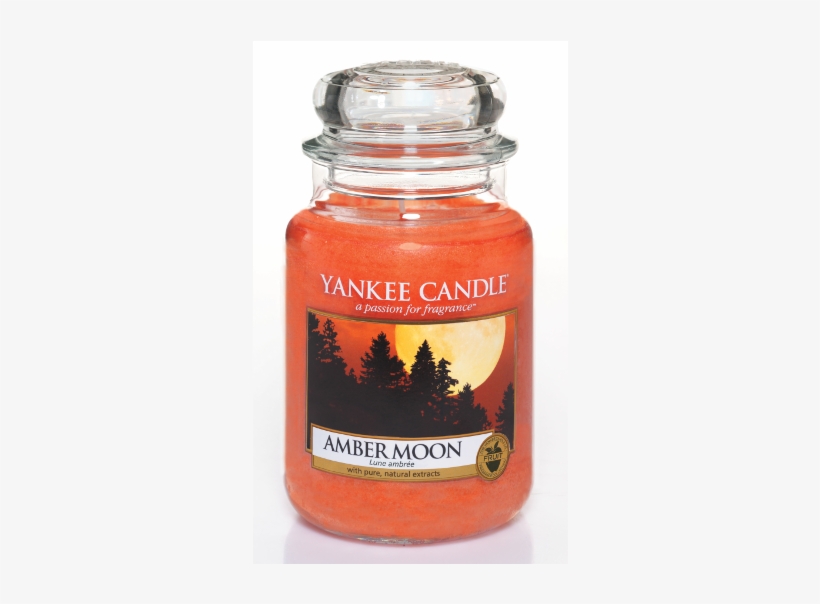 Amber Moon Large Jar - Candy Cane Yankee Candle, transparent png #2754080